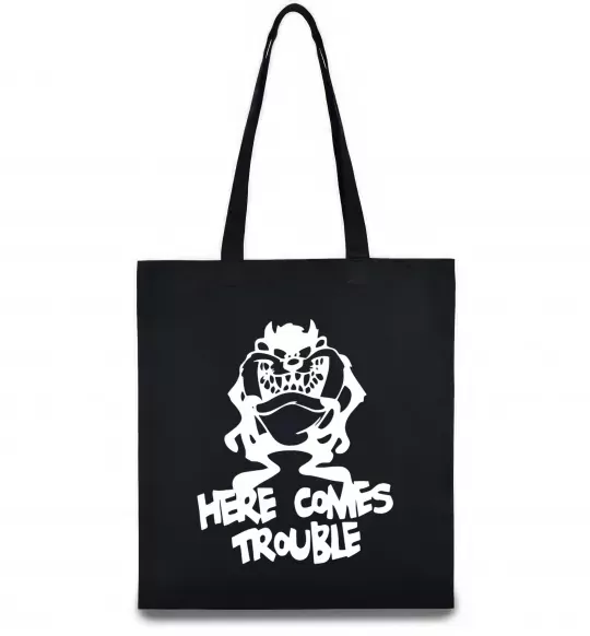 Эко-сумка Тасманський Диявол (Tasmanian Devil) Черный фото