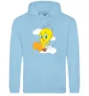 Мужская толстовка (худи) Твіті (Tweety Bird) Голубой Мужская толстовка (худи) Твіті (Tweety Bird) Голубой фото