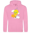 Женская толстовка (худи) Твіті (Tweety Bird) Розовый фото