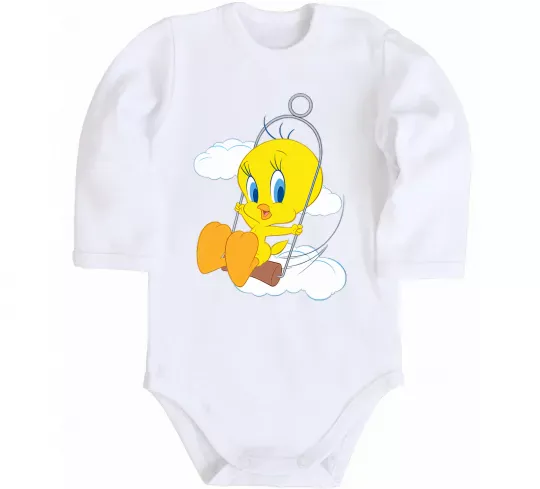 Детский боди Твіті (Tweety Bird) Белый фото