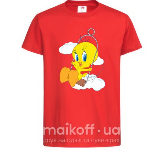 Дитяча футболка Твити (Tweety Bird) Червоний фото