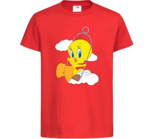 Дитяча футболка Твіті (Tweety Bird) Червоний фото