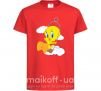 Детская футболка Твити (Tweety Bird) Красный фото