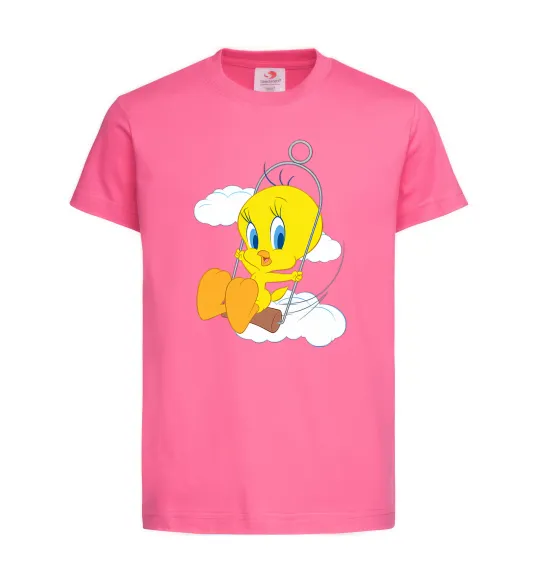 Детская футболка Твіті (Tweety Bird) Ярко-розовый фото