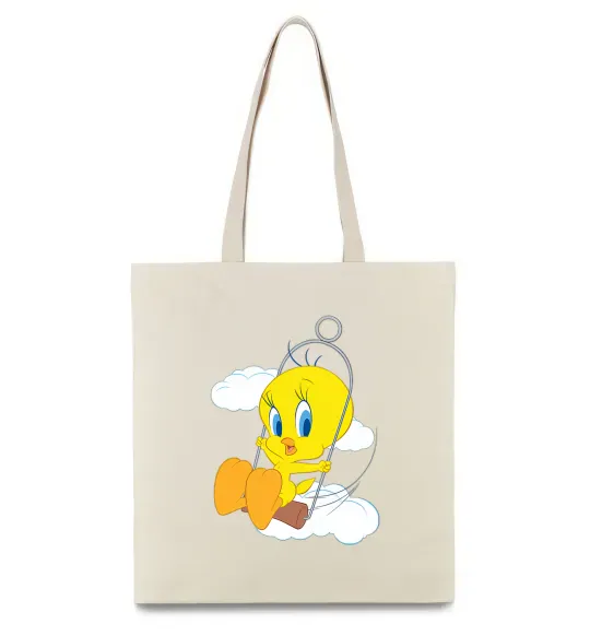 Эко-сумка Твіті (Tweety Bird) Бежевый фото