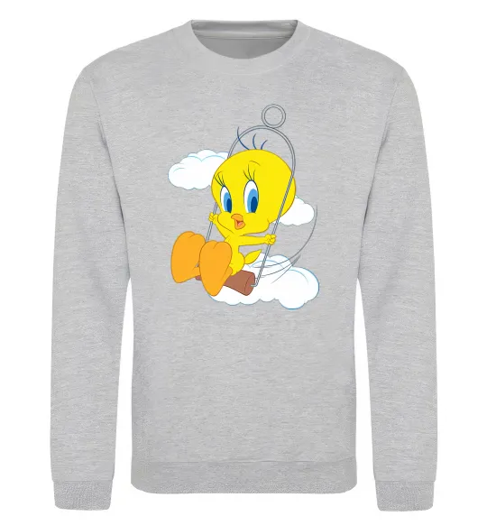 Свитшот Твіті (Tweety Bird) Серый меланж фото