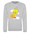 Свитшот Твіті (Tweety Bird) Серый меланж фото