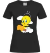 Жіноча футболка Твіті (Tweety Bird) Чорний фото