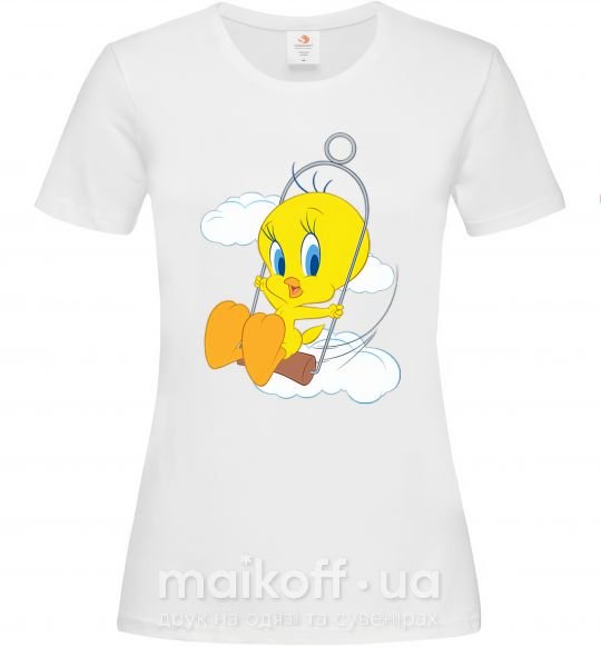 Женская футболка Твити (Tweety Bird) Белый фото