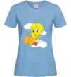 Жіноча футболка Твіті (Tweety Bird) Блакитний фото