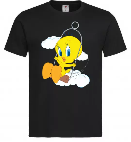 Мужская футболка Твіті (Tweety Bird) Черный фото