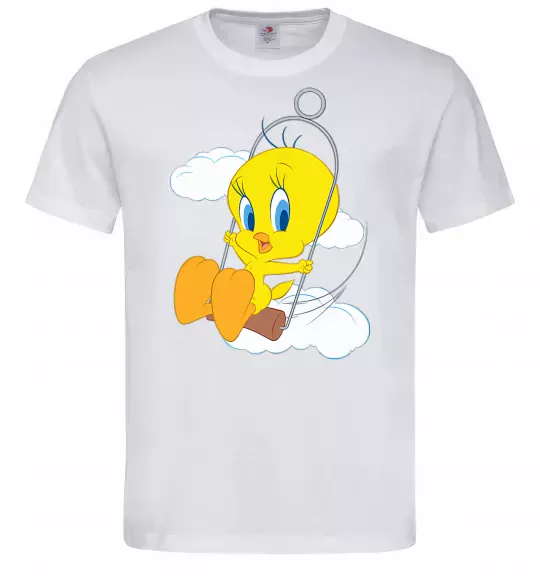 Мужская футболка Твіті (Tweety Bird) Белый фото
