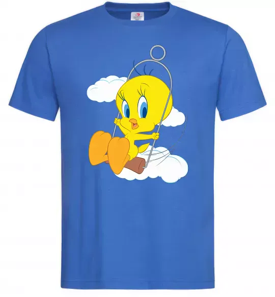 Мужская футболка Твіті (Tweety Bird) Ярко-синий фото