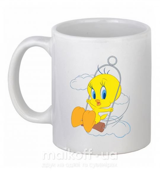 Чашка керамічна Твити (Tweety Bird) Білий фото