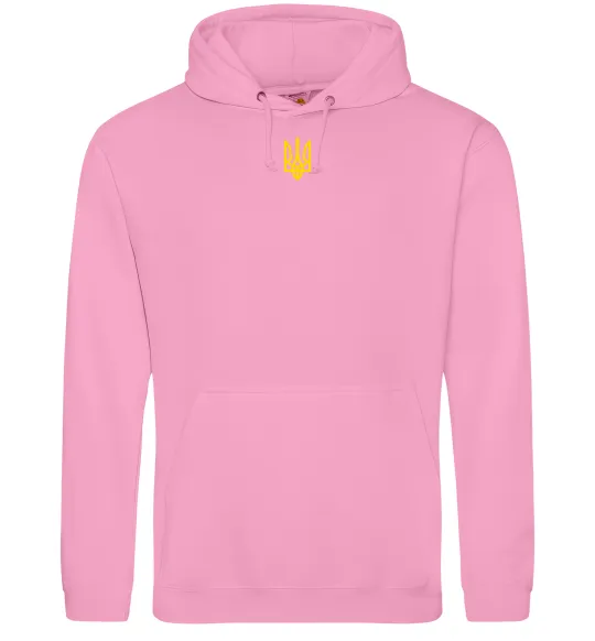 Мужская толстовка (худи) Герб маленький друк Розовый фото