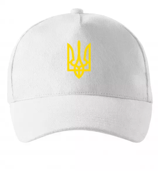 Кепка Герб маленький друк Белый фото