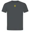 Мужская футболка Герб маленький друк Графит Мужская футболка Герб маленький друк Графит фото