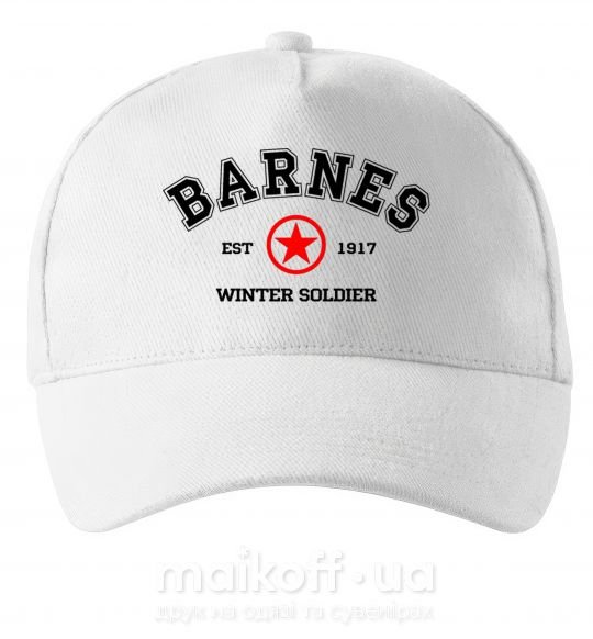 Кепка Barnes Зимній солдат Білий фото