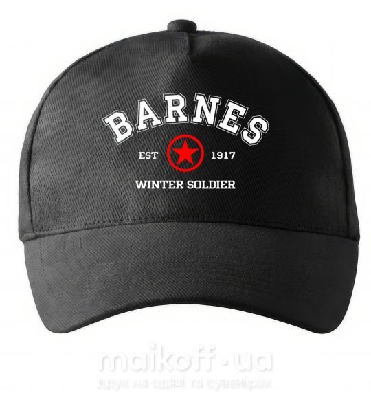 Кепка Barnes Зимній солдат Черный фото