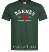 Чоловіча футболка Barnes Зимній солдат Темно-зелений фото