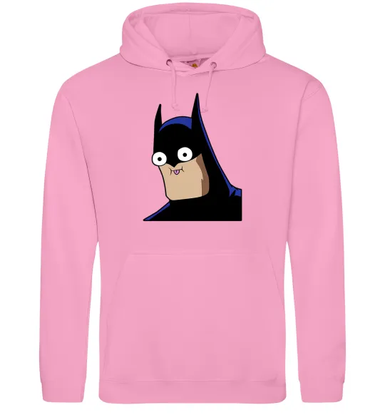 Чоловіча толстовка (худі) Бетмен веселий Рожевий фото