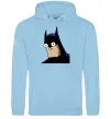 Женская толстовка (худи) Бетмен веселий Голубой фото
