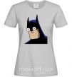 Жіноча футболка Бетмен веселий Сірий фото