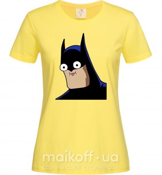 Женская футболка Бетмен веселий Лимонный фото