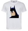 Чоловіча футболка Бетмен веселий Білий фото