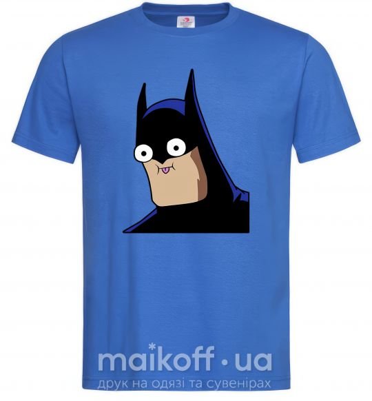 Мужская футболка Бетмен веселий Ярко-синий фото