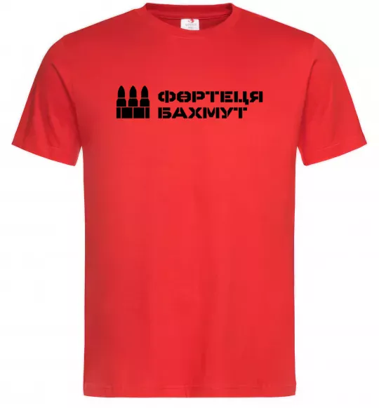 Чоловіча футболка Фортеця Бахмут Червоний фото
