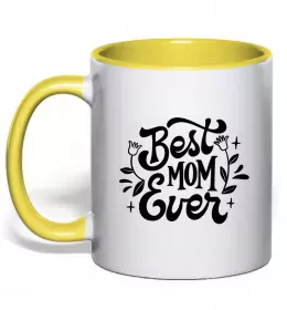 Чашка с цветной ручкой