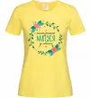Женская футболка Найкраща матуся у світі Лимонный фото