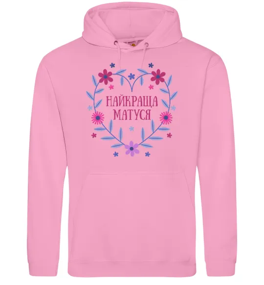 Женская толстовка (худи) Найкраща матуся Розовый фото