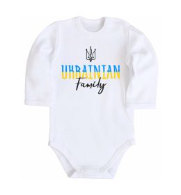 Детский боди Ukrainian family