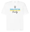 Футболка Оверсайз Ukrainian family Белый фото