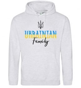 Мужская толстовка (худи) Ukrainian family