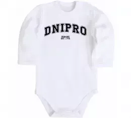 Детский боди Дніпрянка Белый фото