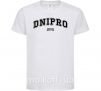 Дитяча футболка Dnipro est Білий фото