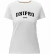 Жіноча преміум футболка Dnipro est Білий фото