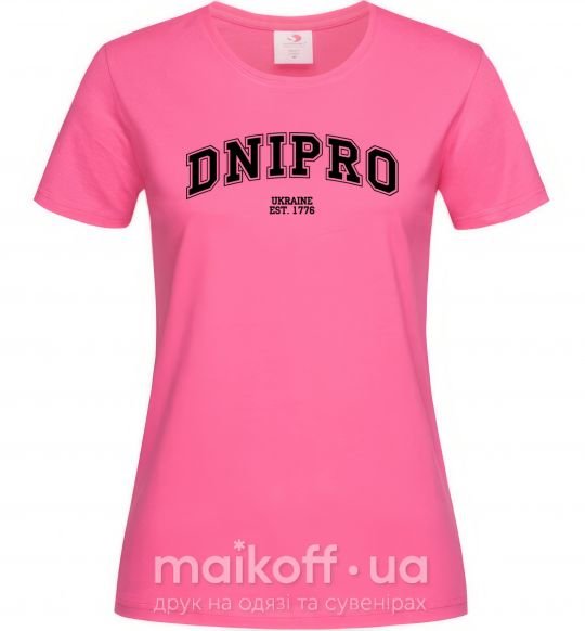 Женская футболка Dnipro est Ярко-розовый фото