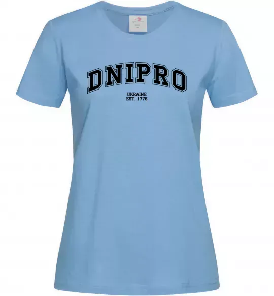 Женская футболка Dnipro est Голубой фото