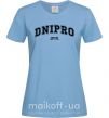Жіноча футболка Dnipro est Блакитний фото