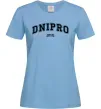 Женская футболка Dnipro est Голубой Женская футболка Dnipro est Голубой фото