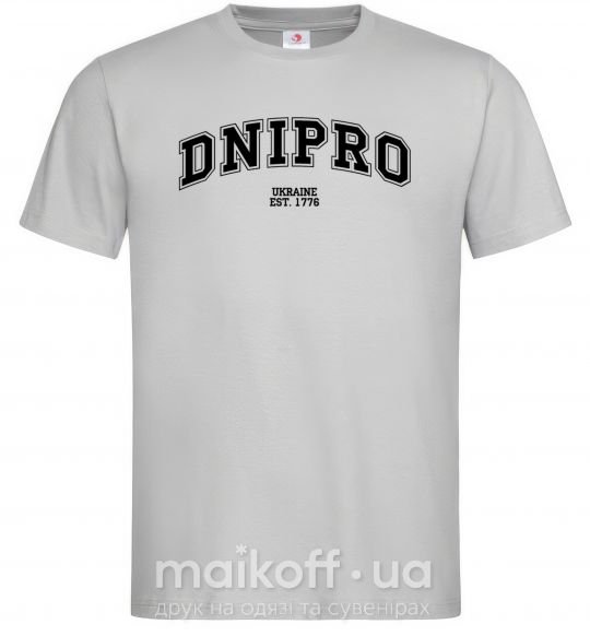 Чоловіча футболка Dnipro est Сірий фото
