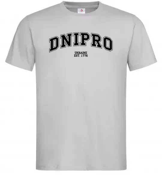 Чоловіча футболка Dnipro est Сірий фото