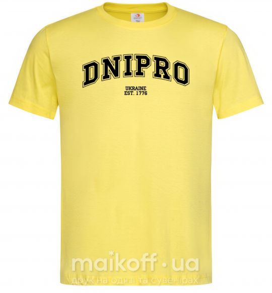 Чоловіча футболка Dnipro est Лимонний фото