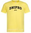 Мужская футболка Dnipro est Лимонный фото