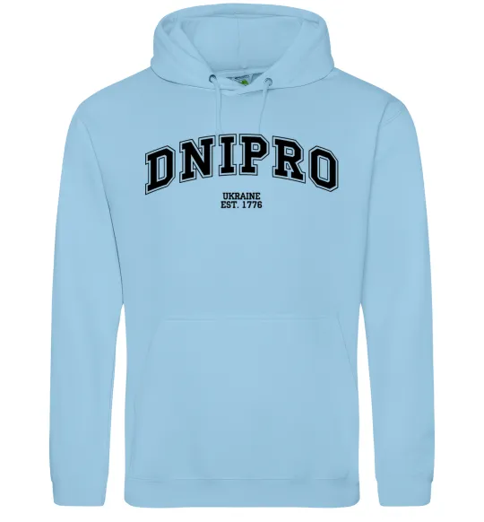 Женская толстовка (худи) Dnipro est Голубой фото