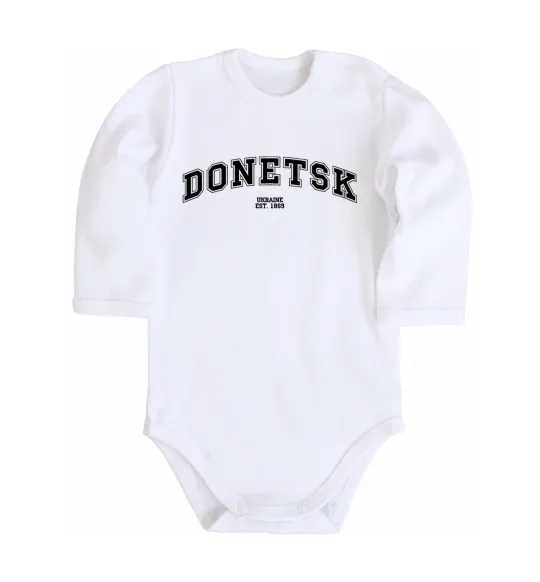 Дитячий бодік Donetsk est Білий фото